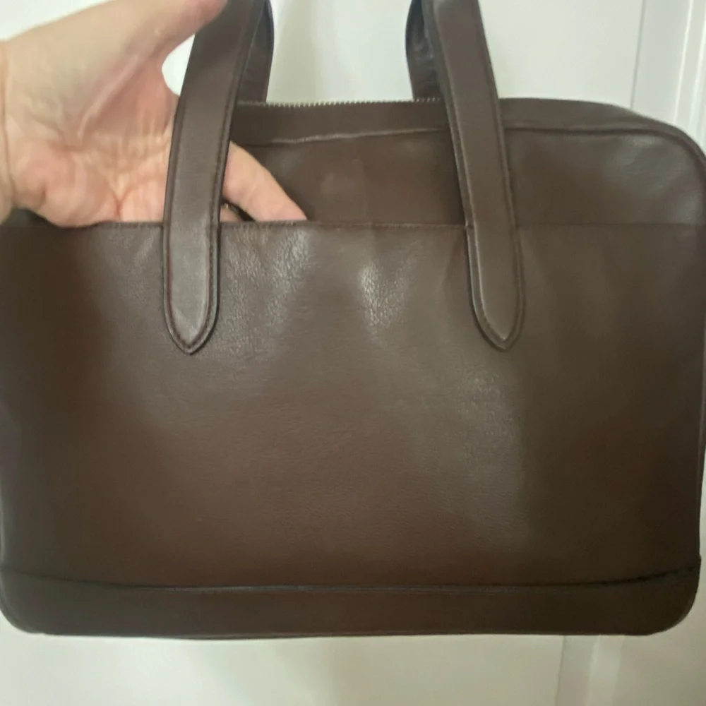 Coach Hamilton Dark Brown Leather Briefcase F22529